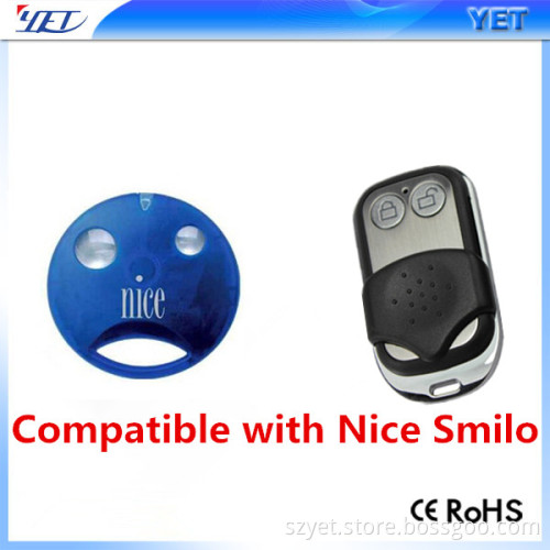 Compatible with 2 buttons Nice -Smilo Remote Control in a low price
